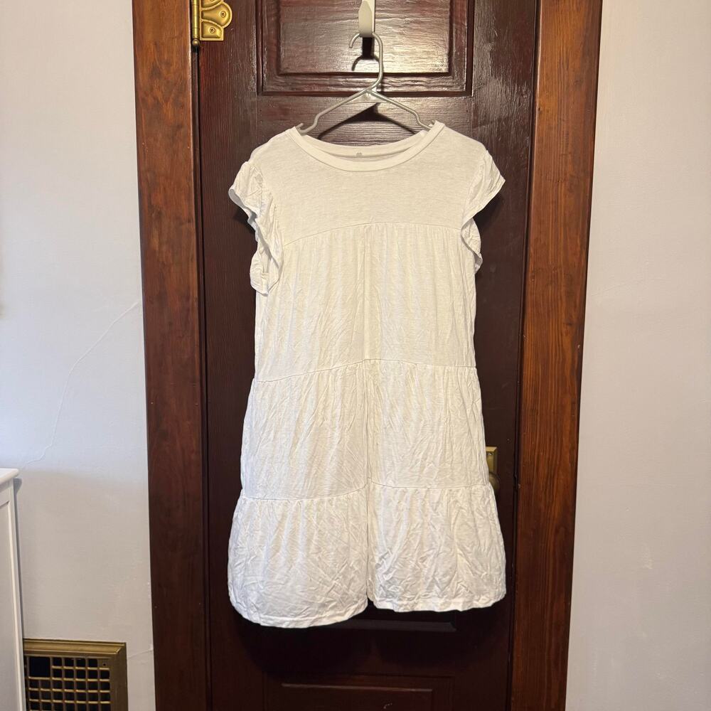 White Tiered Dress